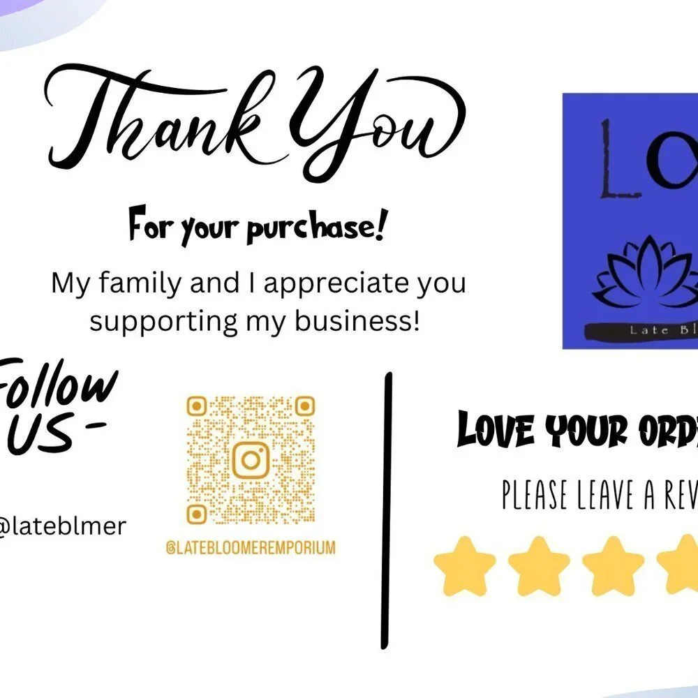 CUSTOM Made Thank You Cards 500 Count